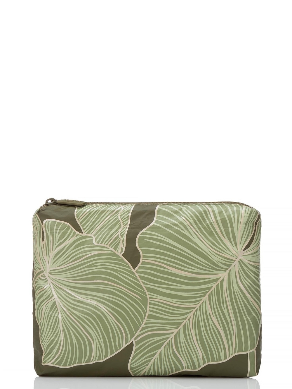 ALOHA Collection Small Pouch in Launui Glow on Olive (NWT)